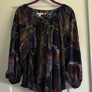 Chico's Vibrant Abstract Blouse
